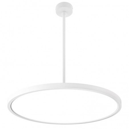 Lámpara colgante Led MOON KRAMFOR 40-44-48W chip OSRAM, Ø583mm, CCT + Night Light, suspendido con barra fija