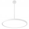 Lámpara colgante Led MOON KRAMFOR 40-44-48W chip OSRAM, Ø583mm, CCT + Night Light, suspendido con barra fija