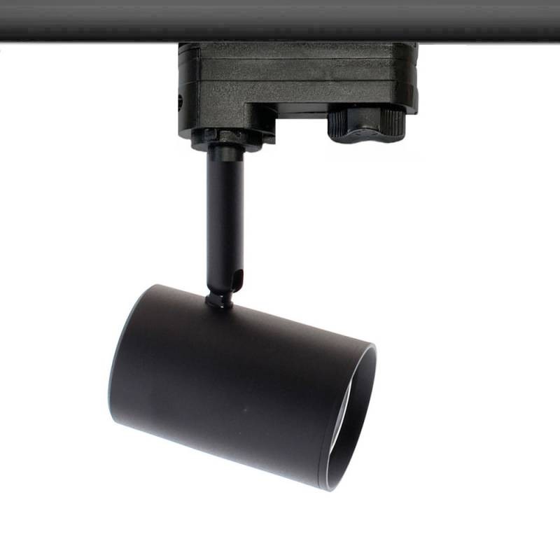 Foco carril LED RAIL COOK, 7W, negro, trifásico