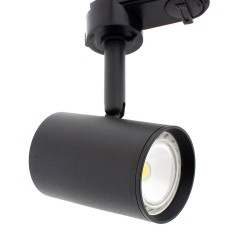 Foco carrril RAIL COOK Housing GU10 LED, negro, trifásico