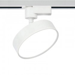 Foco LED KAST carril monofásico, 24W, blanco