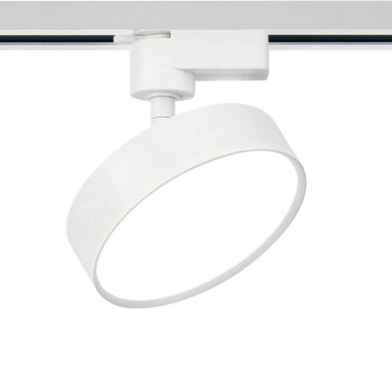 Foco LED KAST carril monofásico, 24W, blanco