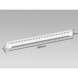 Foco carril LINEAL VERK RAIL 600, 40W, blanco