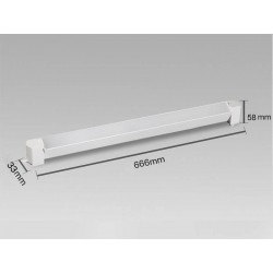 Foco carril LINEAL NING RAIL 600, 24W, blanco