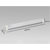 Foco carril LINEAL NING RAIL 600, 24W, blanco