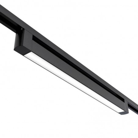 Foco carril LINEAL NING RAIL 600, 24W, negro