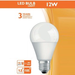 Bombilla LED E27 A60, 15W, 180º, OSRAM Chip