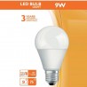 Bombilla LED E27 A60, 9W, 180º, OSRAM Chip