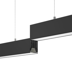 Lámpara colgante / superficie METRO, ampliable, 40W, 120cm, 3CCT, negro