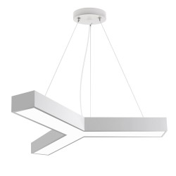 Luminaria colgante o superficie TRILED, Ø900mm, 40W, blanco