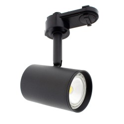 Foco LED RAIL COOK, 7W, negro, monofásico