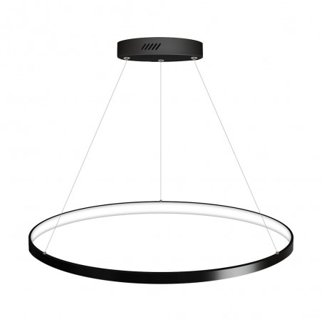 Luminaria colgante ELIX, 36W, negro, CCT Ajustable, Ø57cm