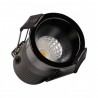 Spot LUCERNA, Bridgelux Chip, 6W, CCT, UGR11, negro cromo