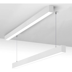 Lámpara colgante / superficie METRO, ampliable, 50W, 150cm, 3CCT, blanco