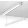 Lámpara colgante / superficie METRO, ampliable, 50W, 150cm, 3CCT, blanco