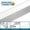 Lámpara colgante / superficie METRO, ampliable, 50W, 150cm, 3CCT, blanco