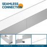 Lámpara colgante / superficie METRO, ampliable, 40W, 120cm, 3CCT, blanco