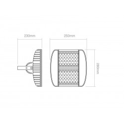 Proyector LED Tunnel MW 56W