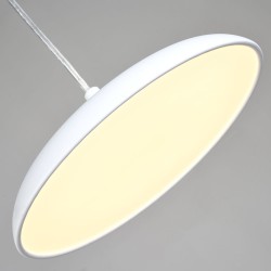 Lámpara colgante SATO, 15W, blanco