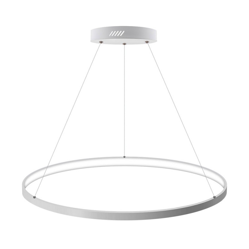 Luminaria colgante ELIX, 36W, blanco, Ø57cm