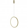 Luminaria colgante CYCLE PLUMB, 45W, gold, Ø80cm, TRIAC regulable