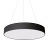 Luminaria colgante o superficie PUCK, Ø600mm, 50W, negro