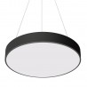 Luminaria colgante o superficie PUCK, Ø600mm, 50W, negro