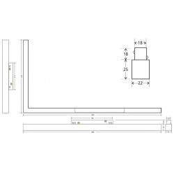 MAGNETIC Linear 400+600mm, 35W