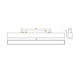 MAGNETIC Linear 300mm, 12W