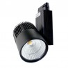 Foco carril Monofásico CRONOLUX Chip CREE led, negro 30W, RF Regulable