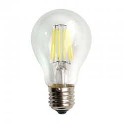 Bombilla LED E27 COB filamento 8W, Regulable