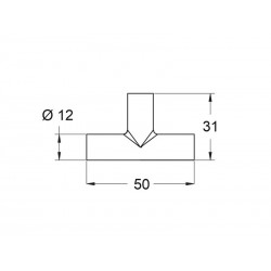 VITRALUX Conector T