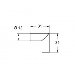 VITRALUX Conector L con cable