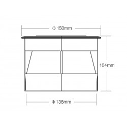 Foco empotrable FOKUA LED 9W, RGB+CCT, SYS-T1