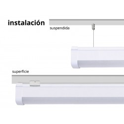 Proyector LED lineal 18W RGB+CCT, 220V, RF, Alexa, SINC. 1m