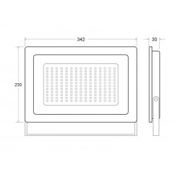 Foco Proyector LED 150W 110lm/W IP65