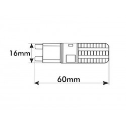 Bombilla G9, SMD2835, 5W, 330º