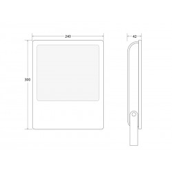 Proyector LED chipled OSRAM PRIME, 100-200W, CCT Ajustable