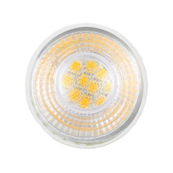 Bombilla dicroica LED GU10 SMD, 60º, 7W, Regulable