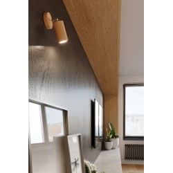 Aplique de madera BERG para pared, GU10