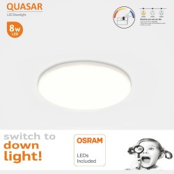 Downlight Led, 24W, Frameless, CCT ajustable