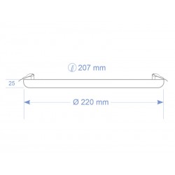 Downlight Led, 24W, Frameless, CCT ajustable