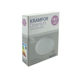 Downlight Led KRAMFOR Frameless 18W Ajustable