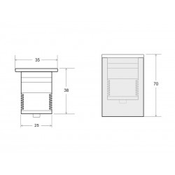 Foco Led sumergible LAND MINI, 3W, IP68