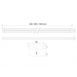 Barra lineal led FINGER Dimmer Touch 11W, 100cm