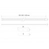 Barra lineal led FINGER Dimmer Touch 11W, 100cm