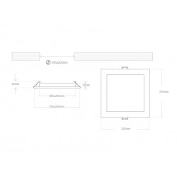 Multifunción emergencia Led MARAK 12W