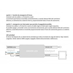 Multifunción emergencia Led MARAK 12W