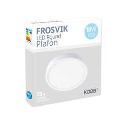 Pack 2 x Plafón Led FROSVIK 18W superficie