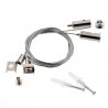 Kit para Colgar Perfiles, 2 cables de suspensión KEN 1,5m